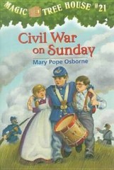 Civil War on Sunday (Magic Tree House 21) – Paperback – GOOD