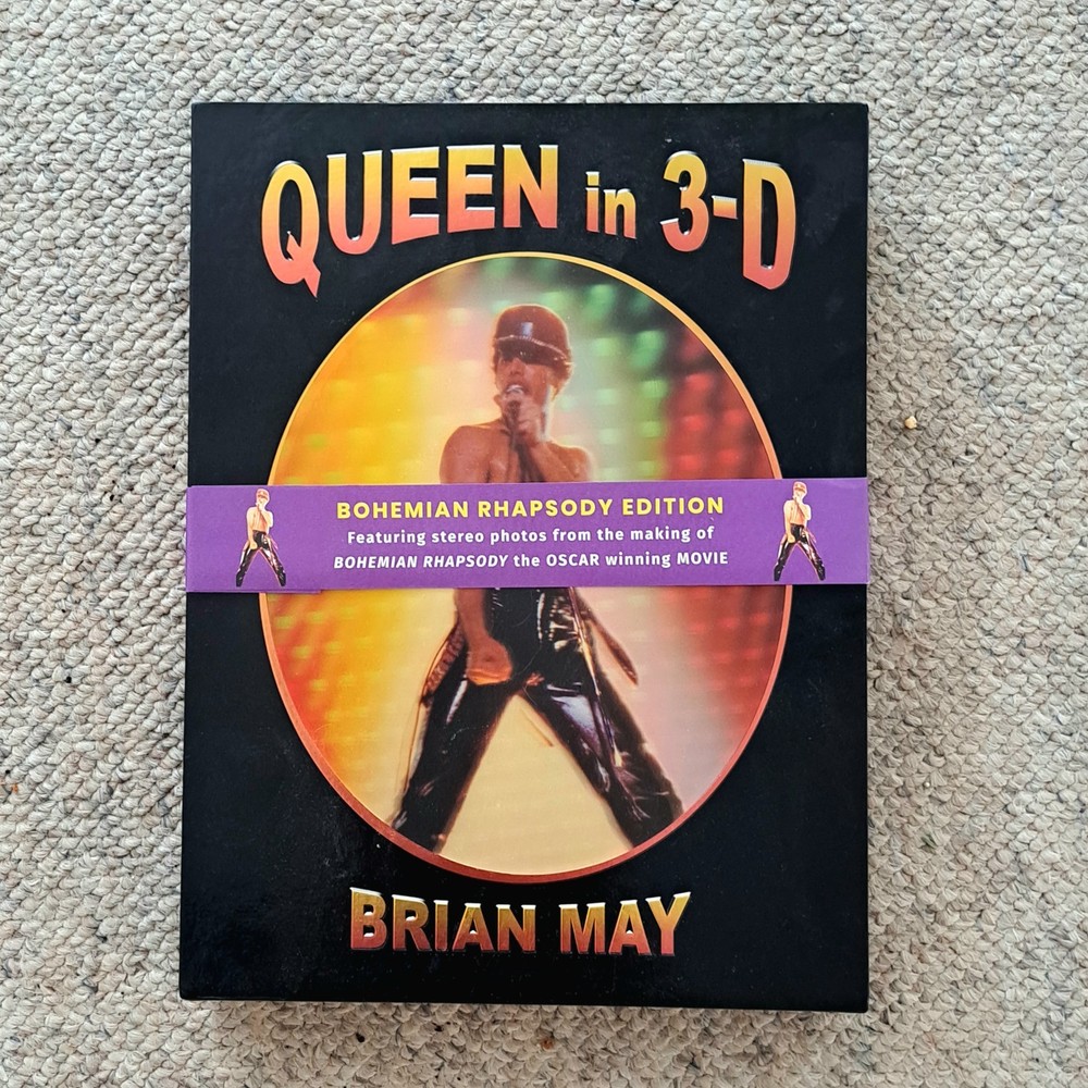 Queen In 3-D: Bohemian Rhapsody | Hardcover by Brian May *Like New*