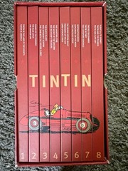 Adventures of Tintin: the Complete Collection by Hergé – 8 Hardcover Volumes