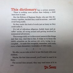 The Cat in the Hat, Beginner Book, Dictionary, P.D. Eastman, 1st Edition (1964)