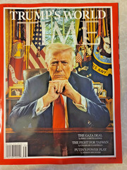 TIME TRUMP’S WORLD Nov 10, ’25 Issue-Gaza Deal-Fight for Taiwan-Putin Power Play