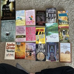 RANDOM THRILLER/MISC BOOK LOT OF 18