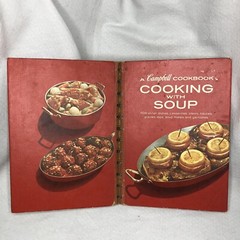 Vintage 1960s Campbell Cookbook Cooking With Soup 608 Recipes Spiral Hardcover