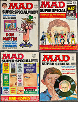 VINTAGE MAD Magazine Super Special Lot 4 Issues 11 16 18 20 Grade VGFN NO INSERT