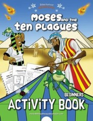 Moses and the Ten Plagues Activity Book, Brand New, Free shipping in the US