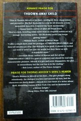 Thomas Adcock “Thrown-Away Child” Hardcover Book (1996) First Edition