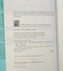 Thomas Adcock “Thrown-Away Child” Hardcover Book (1996) First Edition