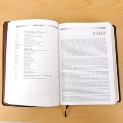 Zondervan The NIV Study Bible 10th Anniversary Edition 1995 Red Letter, Leather
