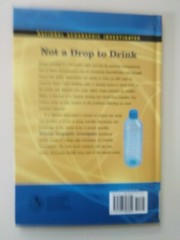 NOT A DROP TO DRINK BY MICHAEL BURGAN 2008 HARDCOVER EX-LIBRARY