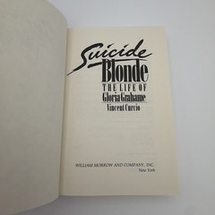 Gloria Grahame Bio Actress Suicide Blonde By Vincent Curcio Film Noir HC/DJ 1989
