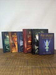 Percy Jackson and the Olympians Complete Series + Bonus Rick Riordan Lot 6 Books