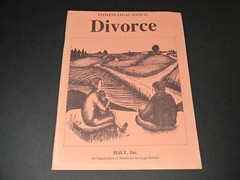 Vintage Citizens Legal Manual Divorce HALT Inc 1984 Legal Reform