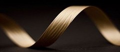 Geschenkband matt gold 10mm a 250m