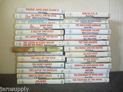 Lot of 10 Great Illustrated Classics Chapter Series Children Kids MIX UNSORTED