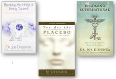 Joe Dispenza 3 Book Set Becoming Supernatural Placebo Breaking the Habit…….
