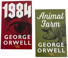 1984 & Animal Farm (Set of 2 Books) by George Orwell -BRAND NEW