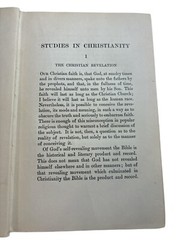 Studies in Christianity by Borden Parker Bowne 1909 Fourth Hardcover Impression