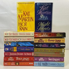 16 Kat Martin Historical Romance Suspense MMPB Misc Publishers Novels Lot GOOD