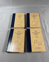 The Interlinear Bible Hebrew-English 4 Volume Set Ancient Greek Edition