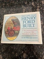 The Cars That Henry Ford Built by Beverly R. Kimes HB/DJ – SIGNED