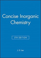CONCISE INORGANIC CHEMISTRY By John D. Lee – Hardcover