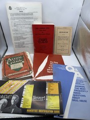 Vintage Manuals For Law Enforcement Officers 1970’s Criminal Codes, Drugs, Etc