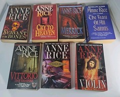 Lot Of 7 Anne Rice Vintage Paperback Books ~ Witches Vampires Gothic Horror