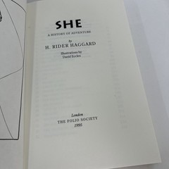 She By H Rider Haggard 1995 Special Edition