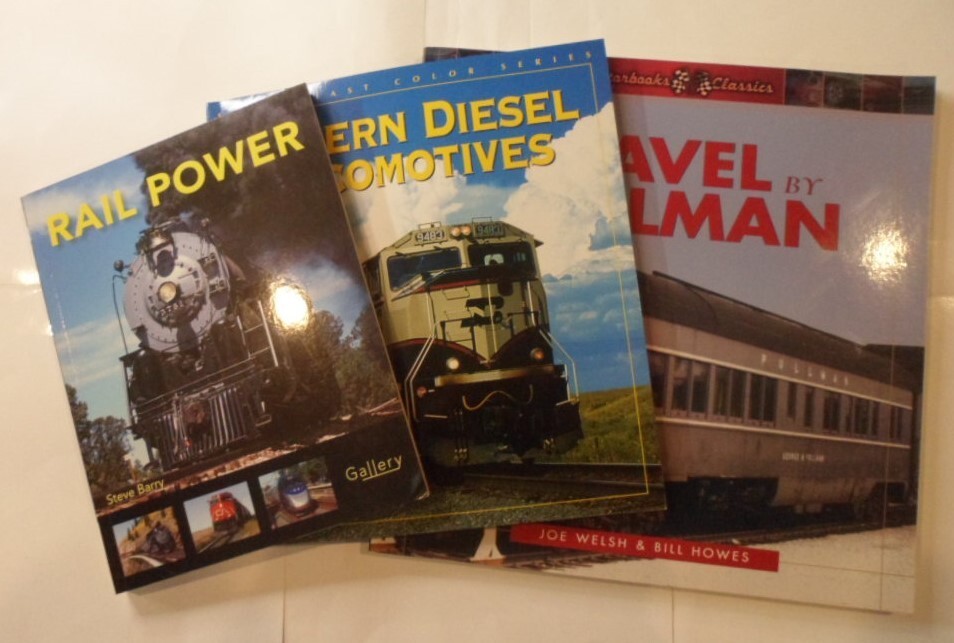 Book Find: Lot of 3 feat. Trains – Rail Power, Modern Diesel + Travel by Pullman