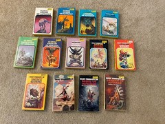 Lot of 13 DAW Yellow Spine: Alan Burt Akers Dray Prescot All 1st printings
