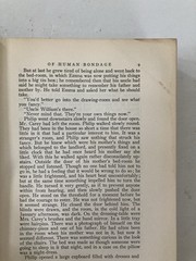 Antique 1915 Of Human Bondage by W. Somerset Maugham Hardcover Book