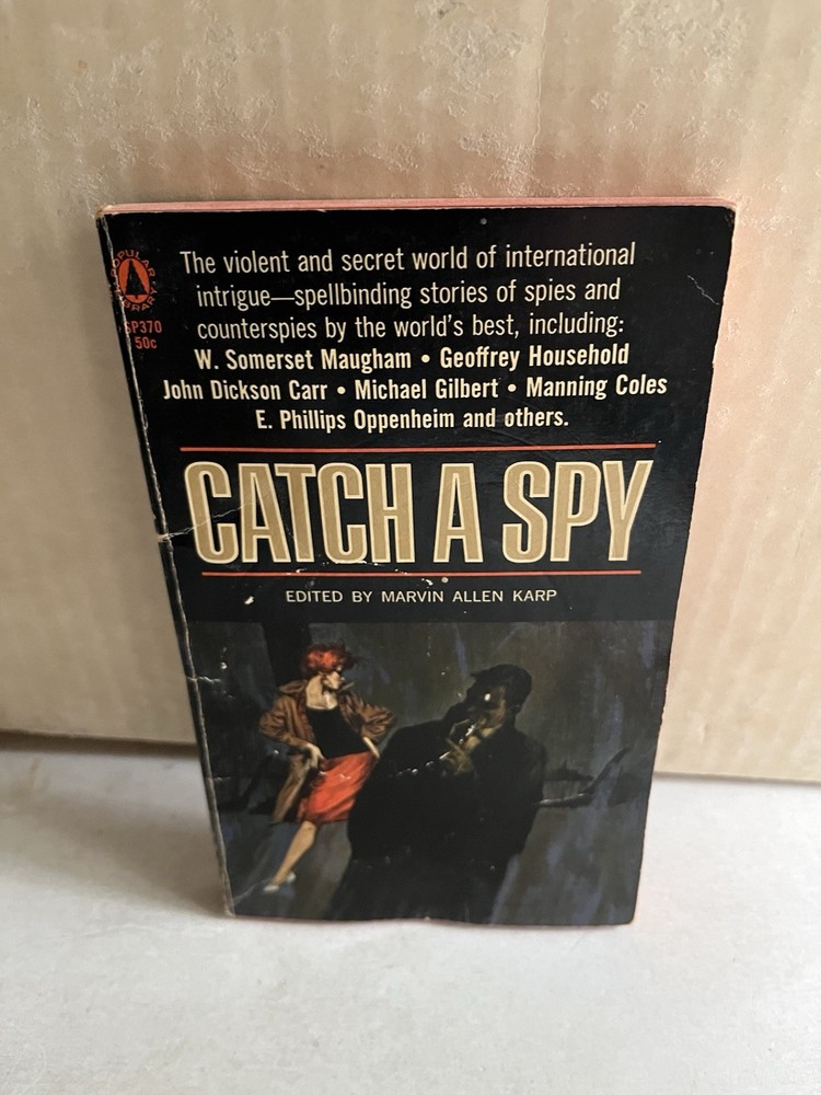 CATCH A SPY Marvin Allen Karp Ed. PB Popular Library 1965 1st Print Acceptable