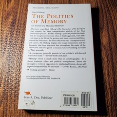 The Politics of Memory Raul Hilberg 1996 Paperback Holocaust History Ivan R Dee