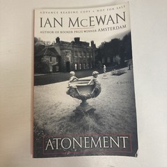 Atonement A Novel By Ian McEwan Advance Reading Copy Paperback Edition
