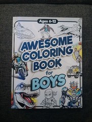 Awesome Coloring Book for Boys : Over 75 Coloring Activity Featuring Ninjas,…
