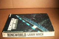 Larry Niven Ringworld 1970 Ballantine 1st print Ellis cover 95c 02046 Hugo good