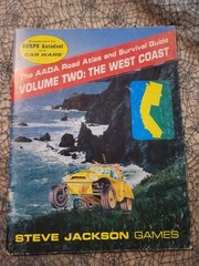 AADA Road Atlas Survival Guide Car Wars Autoduel 1 2 3 4 5 6 7 + GURPS Rpg Lot