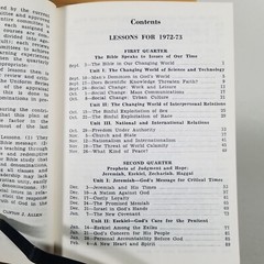 POINTS FOR EMPHASIS 1972-73 by Clifton J Allen Southern Baptist – Larger Type Ed
