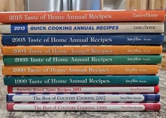 Taste of Home Hardcover Recipe Cookbooks ▪︎ Lot Of 10 ▪︎