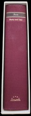 Edgar Allan Poe: Poetry and Tales 1ST PRINTING (LOA #19) (1984, Hardcover)
