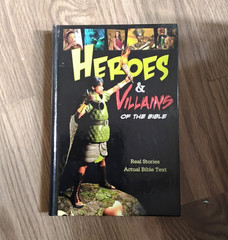 Tommy Nelson Heroes & Villains of the Bible Hardcover Juvenile Nonfiction