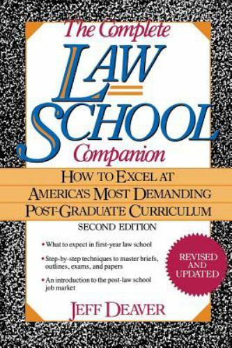 The Complete Law School Companion: How to- 9780471554912, paperback, Jeff Deaver