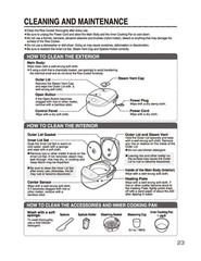 ZOJIRUSHI NS-TSC10 18 Micom Rice Cooker Operating Instructions Manual – FIXED