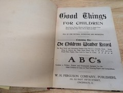 Good things for little ones. Illustrated good things for children. Antique book