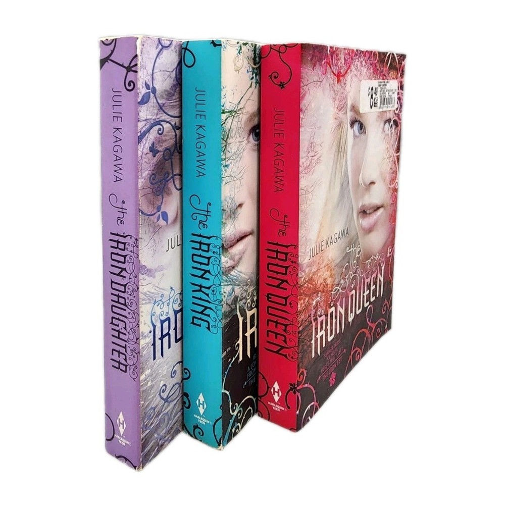 Julie Kagawa Lot Paperbacks The Iron King, The Iron Daughter, The Iron Queen