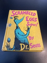 Scrambled Eggs Super! Book Dr. Seuss 1953 Yellow Hardcover Edition Classic Books