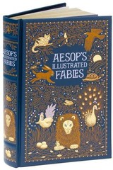 AESOP’S ILLUSTRATED FABLES by Aesop Leather Bound Brand New Collectible Sealed