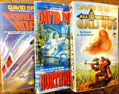Lot of 3 David Drake-Military Science Fiction Fantasy paperback books