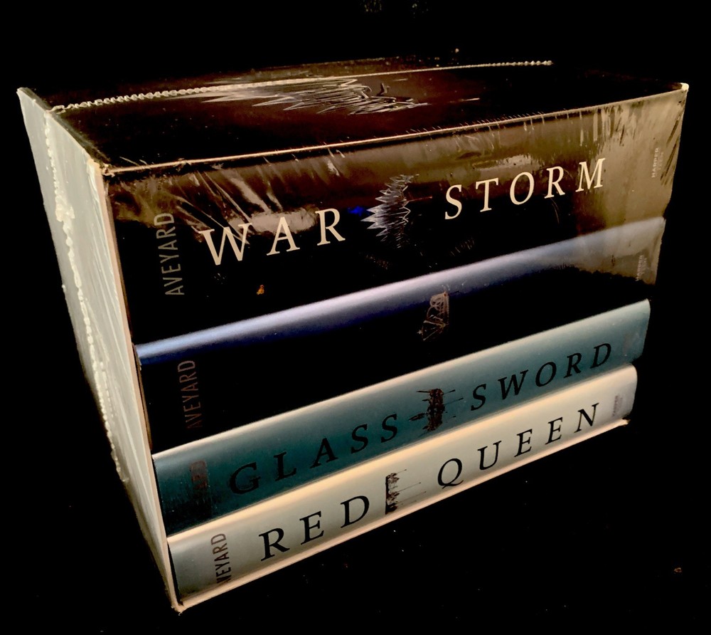 NEW SEALED FRESH Red Queen 4 Book Hardcover Box Set Victoria Aveyard CLEAN WRAPT