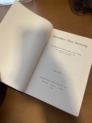 ELEMENTARY PLANE SURVEYING, Raymond E. Davis 1955 Civil Engineering 3rd Edition